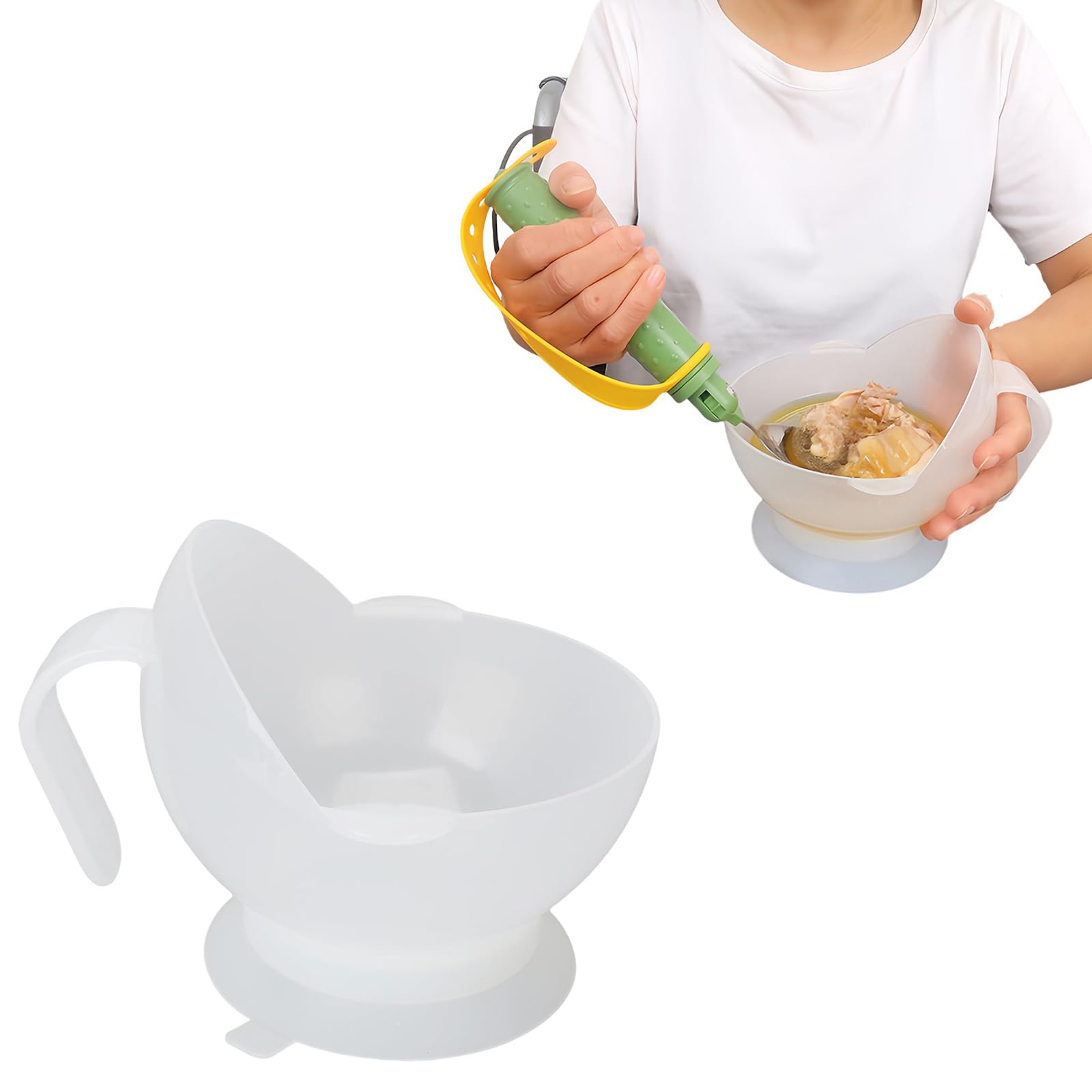 ねじきり円形の食事パッド手作りの編み物テーブル滑り止めのボウルパッド6 Amazon | DEEYOTA 食事介助食器 ズレ防止ボウル 食事ボウル 手ブレ防止